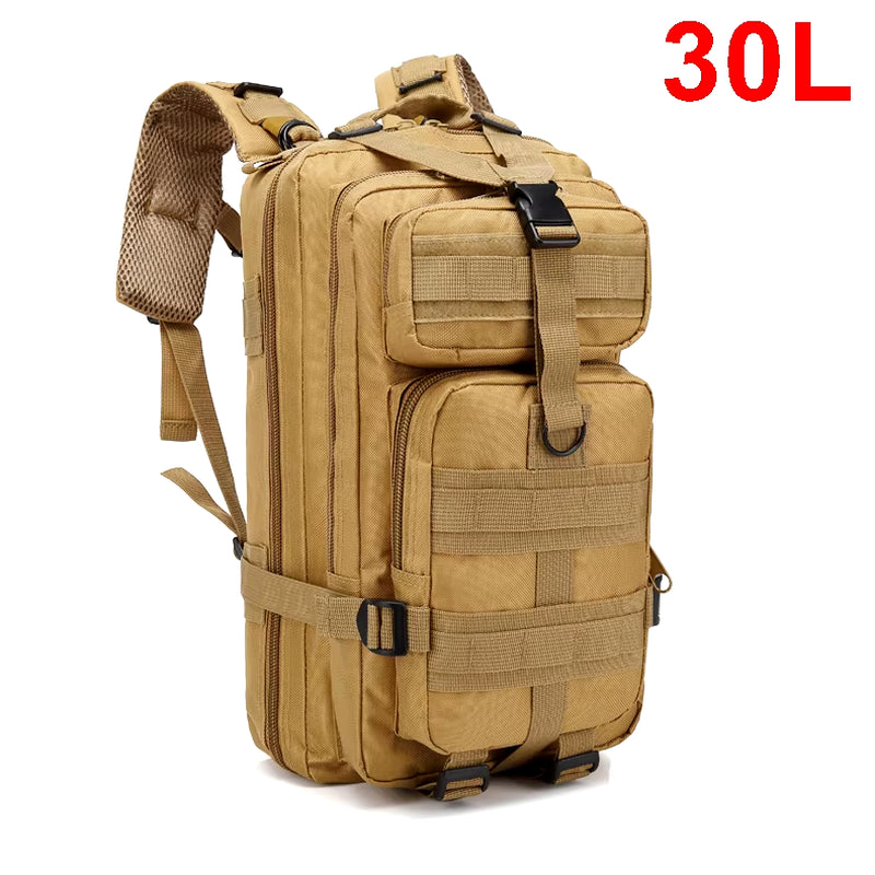 30/45L Man Tactical Backpacks Hkingtraveling Bags Survival Outdoor 3P Assault Pack EDC Molle Pack for Trekking Hunting Bag