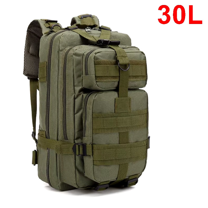 30/45L Man Tactical Backpacks Hkingtraveling Bags Survival Outdoor 3P Assault Pack EDC Molle Pack for Trekking Hunting Bag