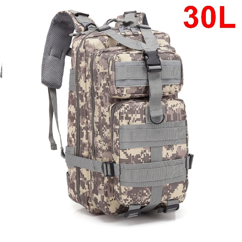 30/45L Man Tactical Backpacks Hkingtraveling Bags Survival Outdoor 3P Assault Pack EDC Molle Pack for Trekking Hunting Bag